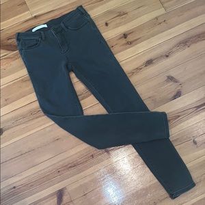 Anthropologie Pilcro and the Letterpress Grey Jean